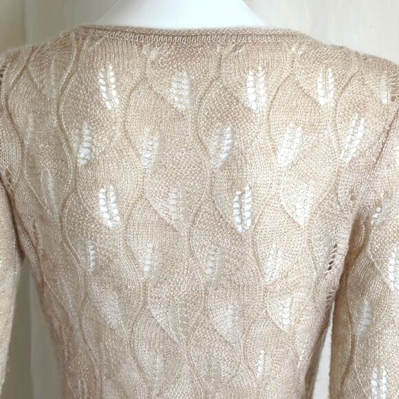 Boho Sweater Tan Size XS - Picture 6 of 6